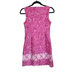 Lilly Pulitzer Dress Womens Size 0 Sleeveless Pockets TINY FLAW